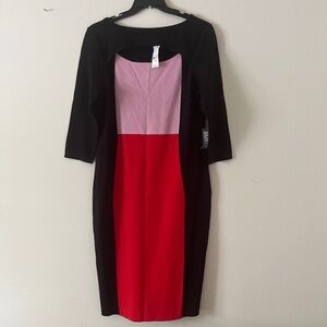 Black midi dress